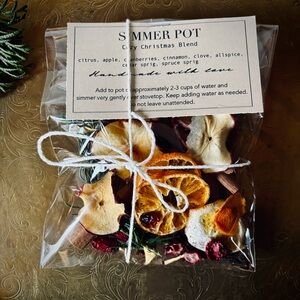 All-Natural Stovetop Simmer Pot Potpourri Kit Gift With Bow